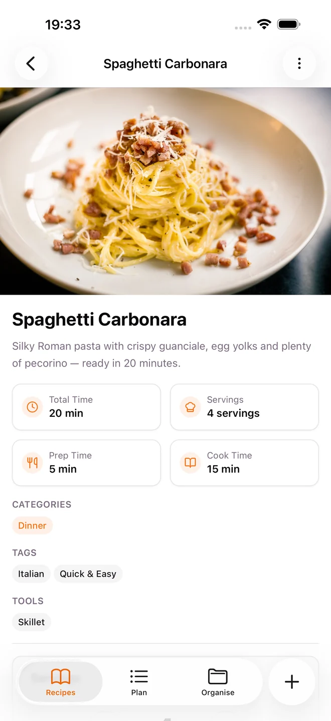 Recipe (Light)